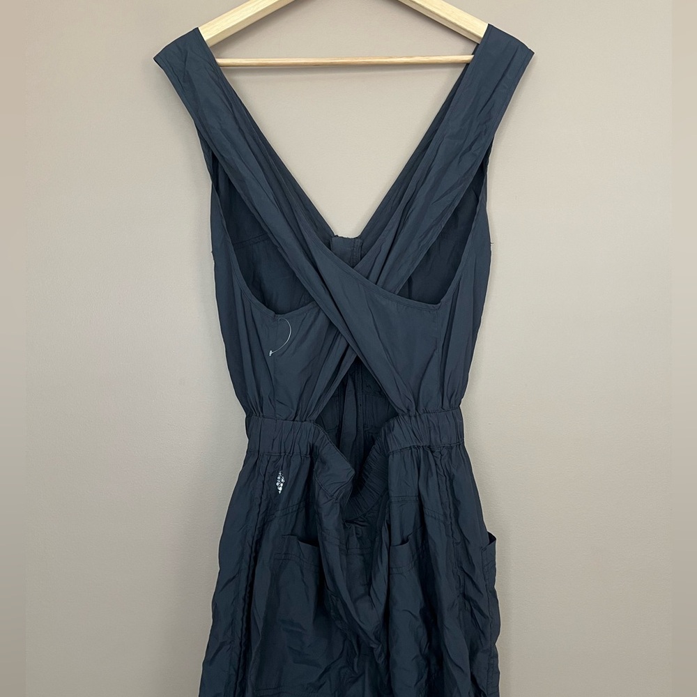 {FP Movement} Back on Trek One Piece Jumpsuit in Black - Womens Large - Picture 6 of 14